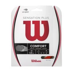 Wilson Sensation Plus 17 Tennis String (Red)