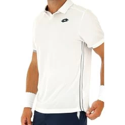 Lotto Men's Squadra Polo (Brilliant White)