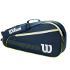 Wilson Junior 3 Pack Bag (Navy/White/Green)