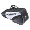 Head Djokovic Combi 6 Pack Racquet Bag (White/Black)