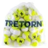 Tretorn Micro-X Pressureless Yellow/White Tennis Balls - 72 Ball Bag