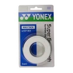 Yonex Super Grap Tough Overgrip 3 Pack (White)