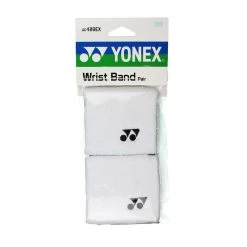 Yonex 3" Wristband 2 Pack (White)