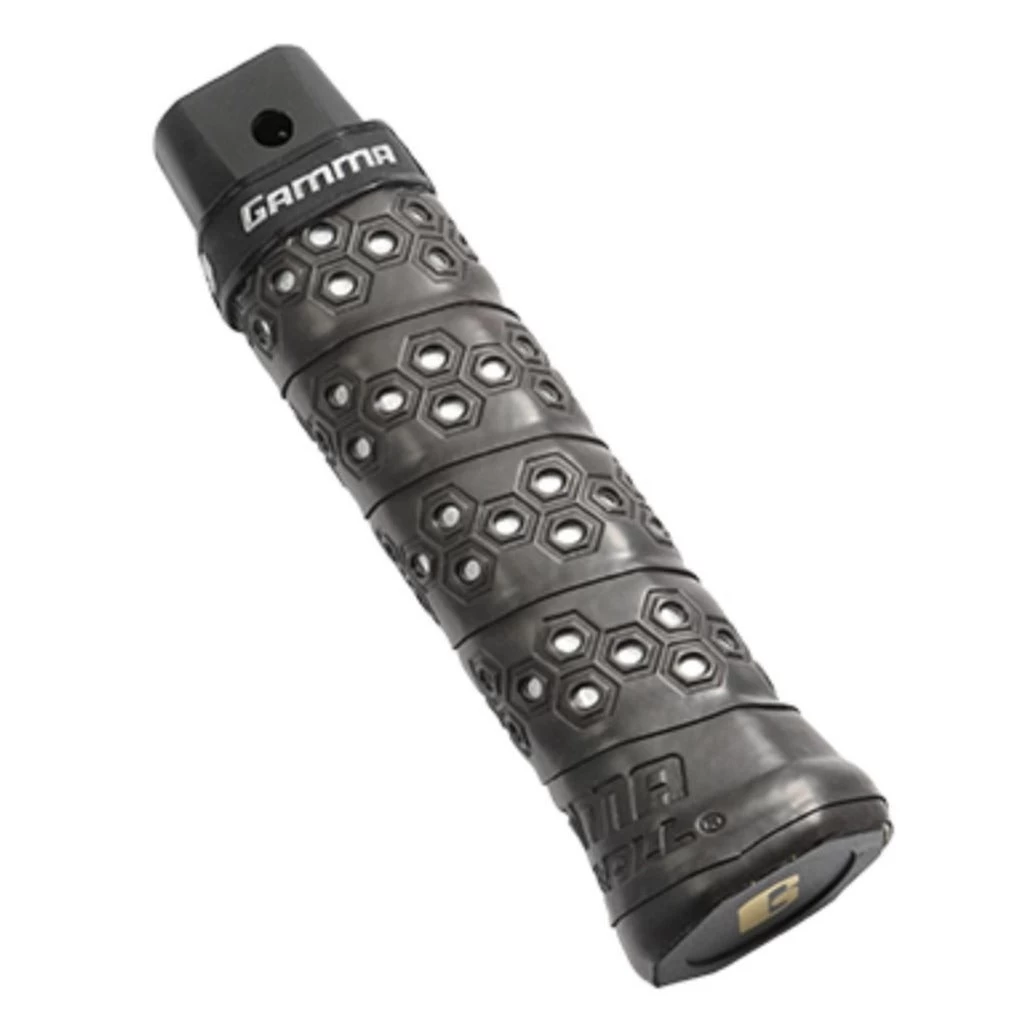 Gamma Honeycomb Pickleball Replacement Grip (Black/Silver) - Image 2