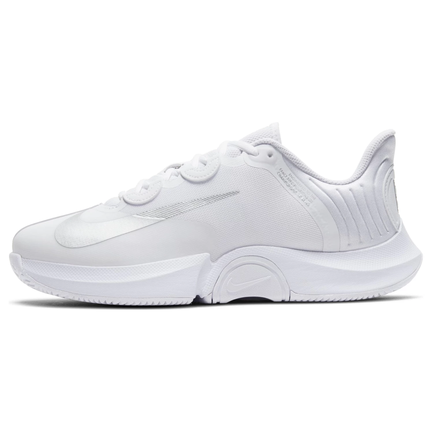 Nike Air Zoom GP Turbo Women's Tennis Shoe (White/Silver) - Image 10