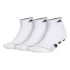 Adidas Men's Cushioned Low-Cut Socks (White)