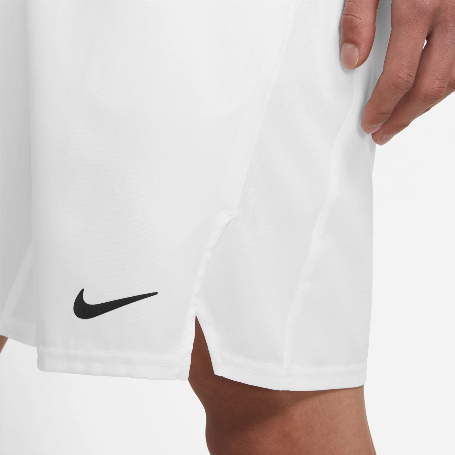 Nike Men's Dri-FIT Victory 9-Inch Shorts (White/Black) - Image 7