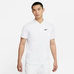 Nike Men's Dri-FIT Advantage Slam Polo (White)