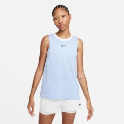 Nike Women's Dri-FIT Advantage Tank (Aluminum/White/Black)