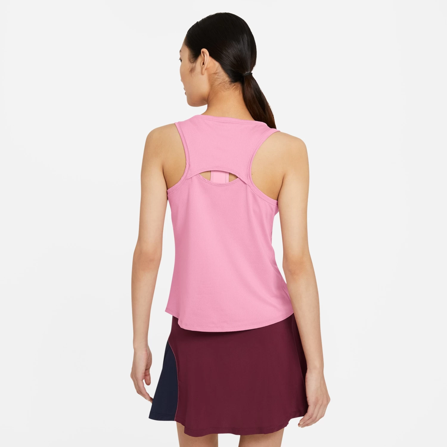 Nike Women's Dri-FIT Victory Tank (Elemental Pink/White) - Image 4