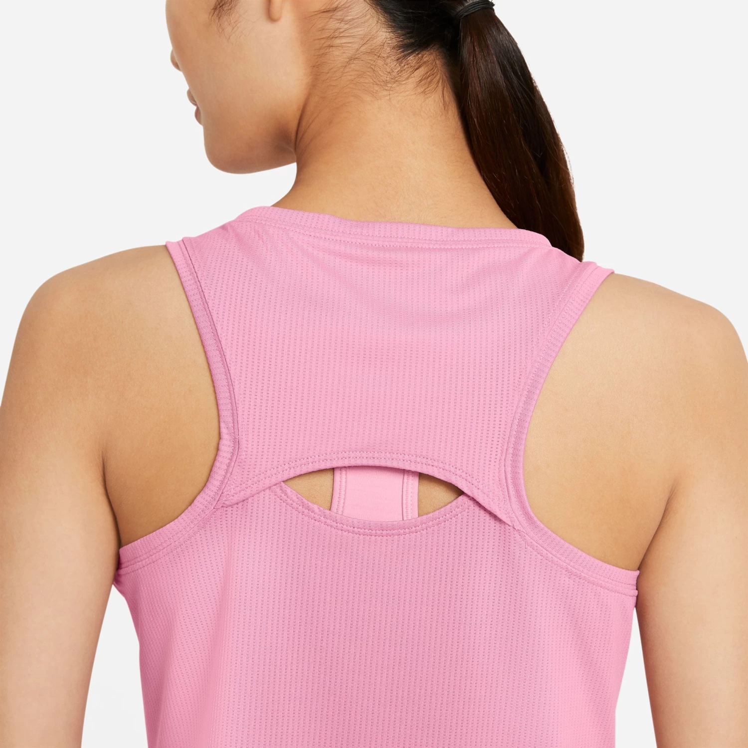Nike Women's Dri-FIT Victory Tank (Elemental Pink/White) - Image 5