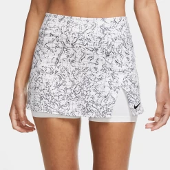 Nike Women's Victory Print Skirt (White/Black)