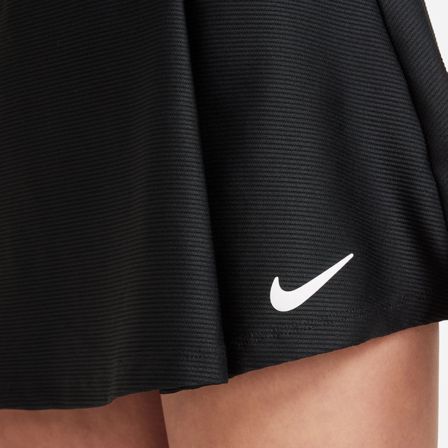 Nike Girls' Dri-FIT Victory Flouncy Skirt (Black/White) - Image 4