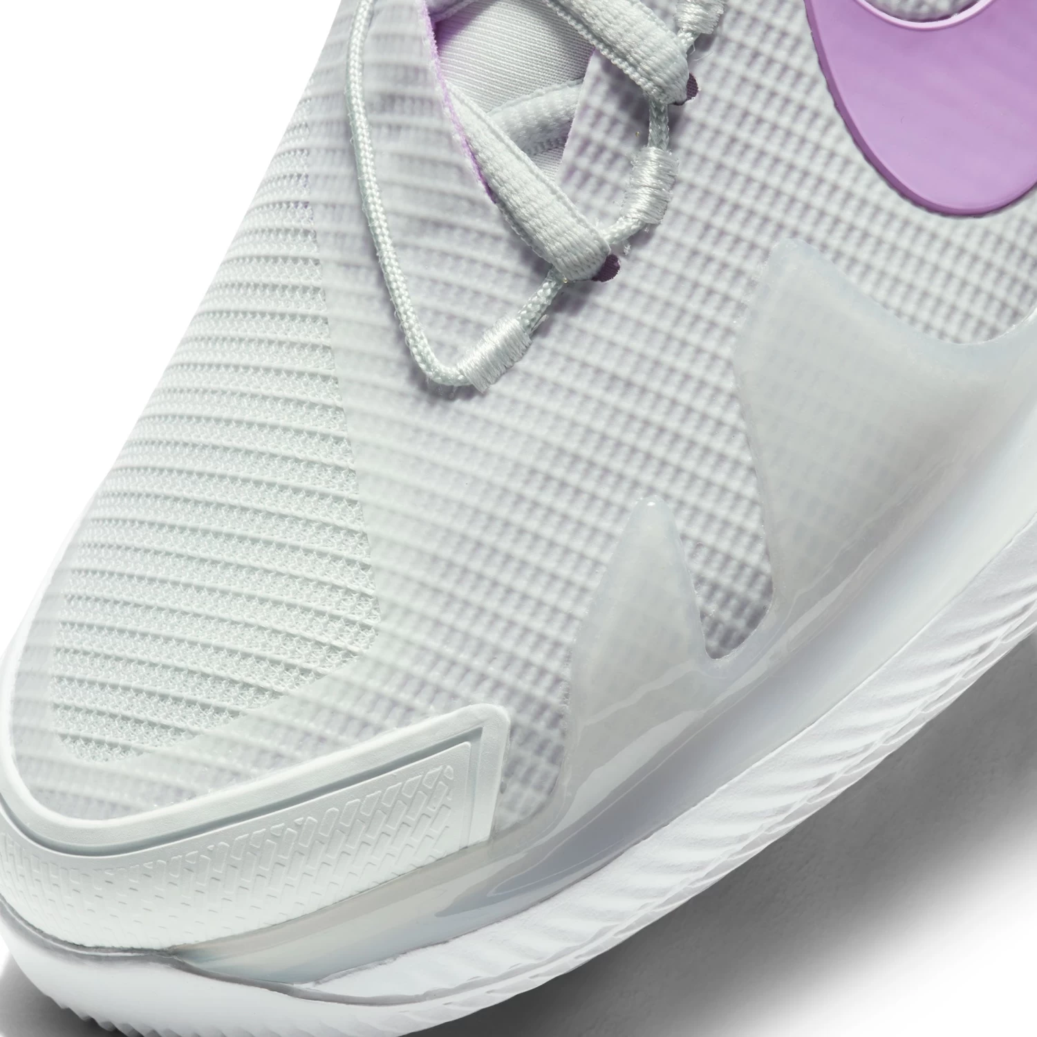 Nike Air Zoom Vapor Pro Women's Tennis Shoe (Light Grey/Fuchsia/White) - Image 7