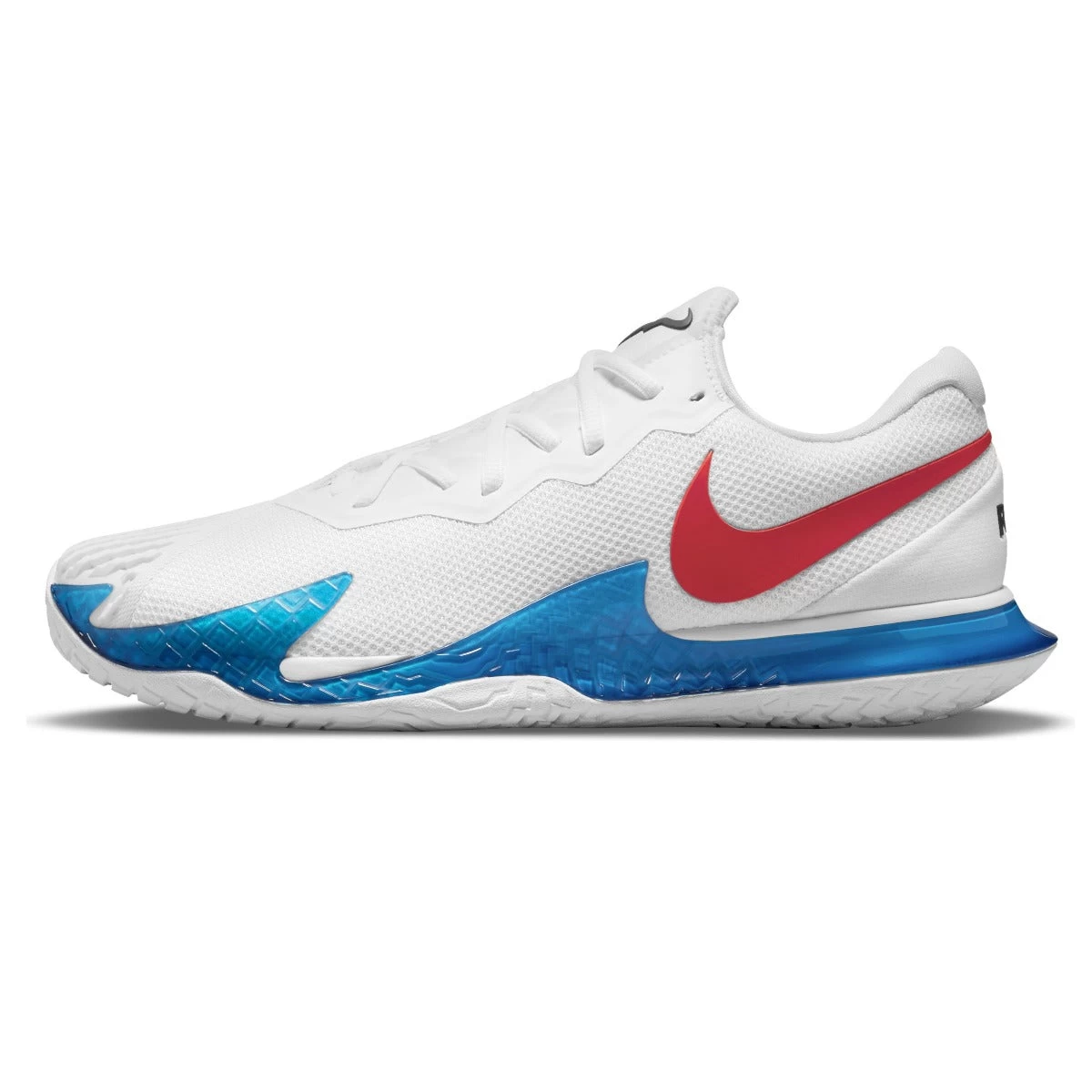 Nike Zoom Vapor Cage 4 Rafa Men's Tennis Shoe (White/Red/Blue) - Image 9