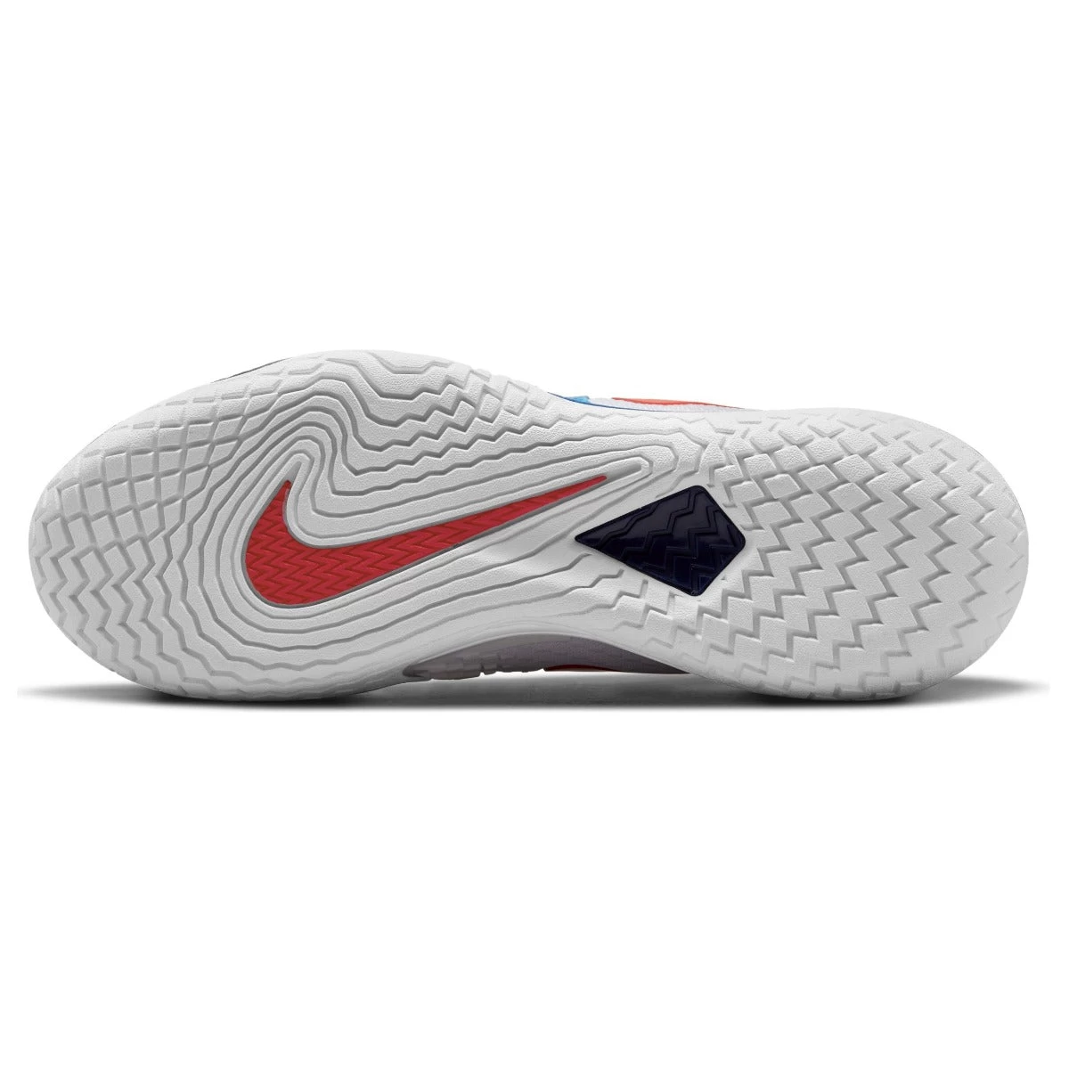 Nike Zoom Vapor Cage 4 Rafa Men's Tennis Shoe (White/Red/Blue) - Image 3