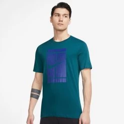 Nike Men's Seasonal Tennis Top (Bright Spruce)
