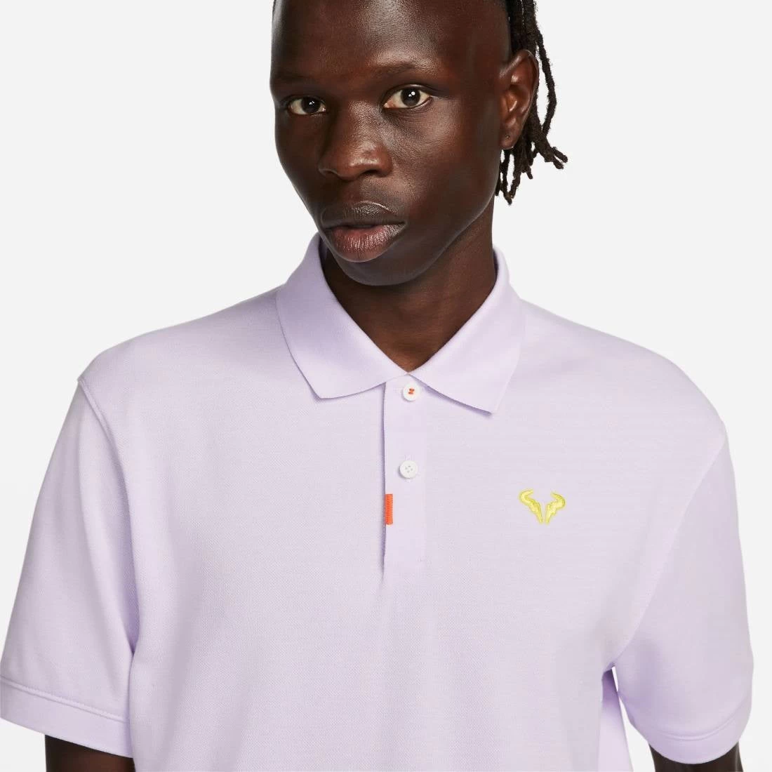 Nike Men's Dri-FIT Rafa Slim Polo (Purple/Yellow) - Image 7