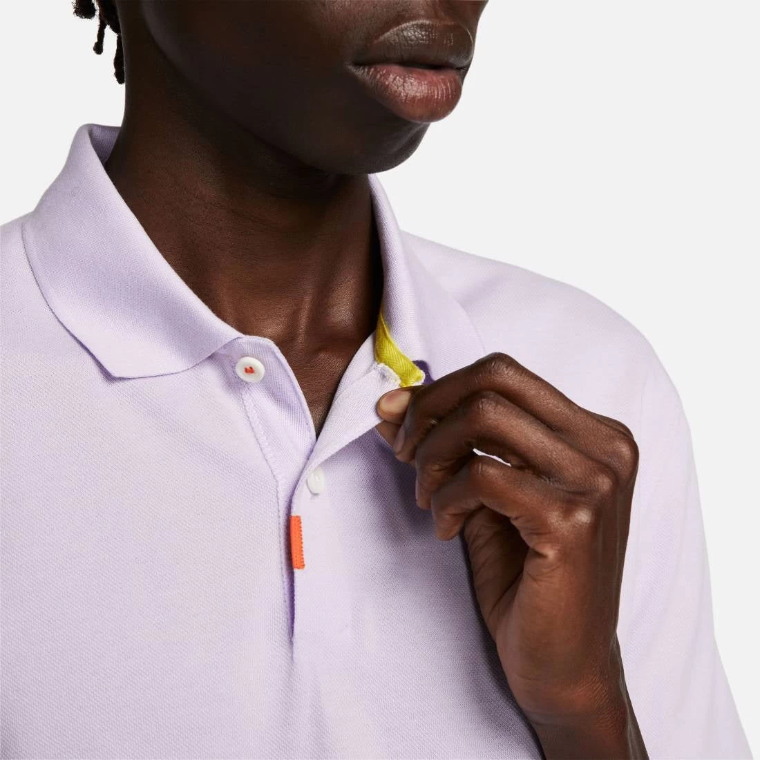 Nike Men's Dri-FIT Rafa Slim Polo (Purple/Yellow) - Image 6