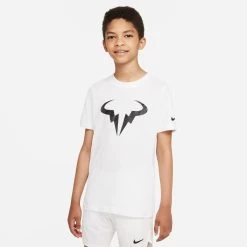 Nike Boy's Dri-FIT Rafa Top (White/Black)