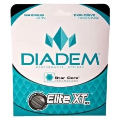 Diadem Elite XT 18/1.15 Tennis String (Charcoal)