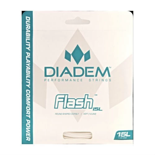 Diadem Flash 16L/1.25 Tennis String (White)