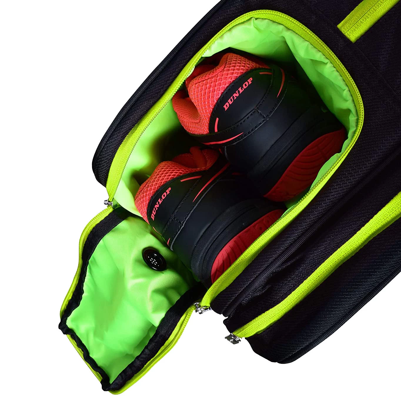 Dunlop Elite Tournament Thermo Bag (Black/Yellow) - Image 3