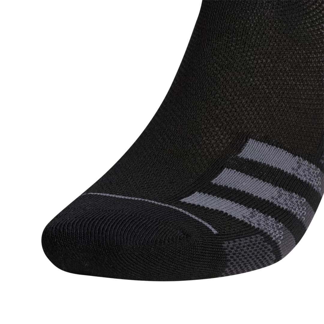 Adidas Men's Superlite Quarter Crew Socks (Black) - Image 3