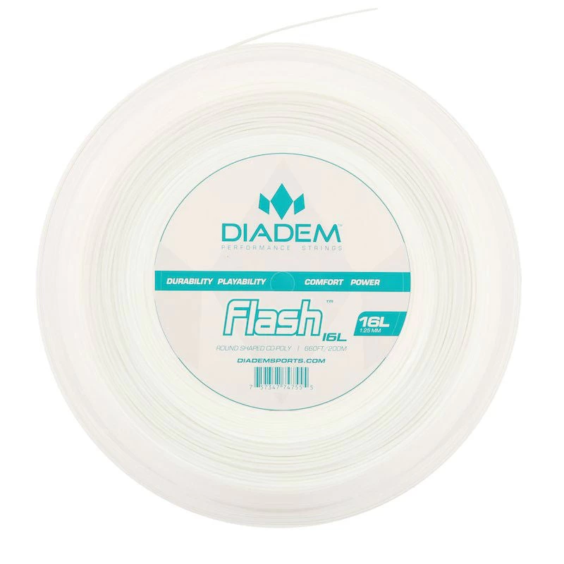 Diadem Flash 16L/1.25 Tennis String Reel (White)