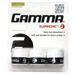 Gamma Supreme Overgrip 3 Pack (White)