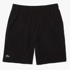 Lacoste Men's Ultra Light 8-inch Shorts (Black/White)