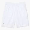 Lacoste Men's Ultra Light Short (White/Navy Blue)