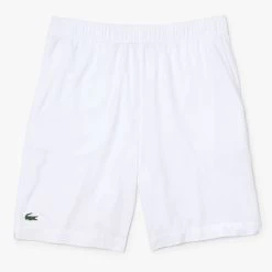 Lacoste Men's Ultra Light Short (White/Navy Blue)
