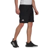 Adidas Men's Club 3 Stripes Shorts (Black/White)