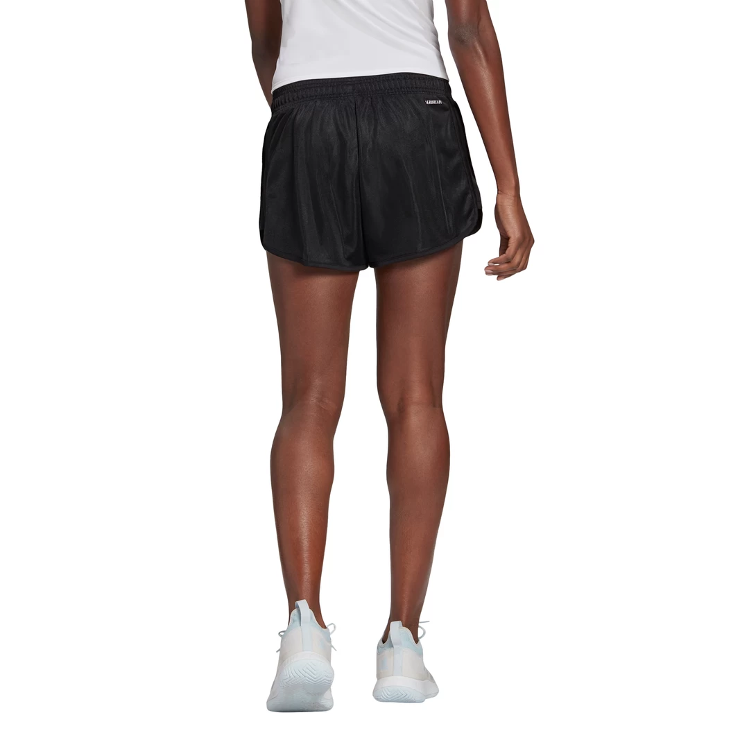 Adidas Women's Club Shorts (Black/White) - Image 2