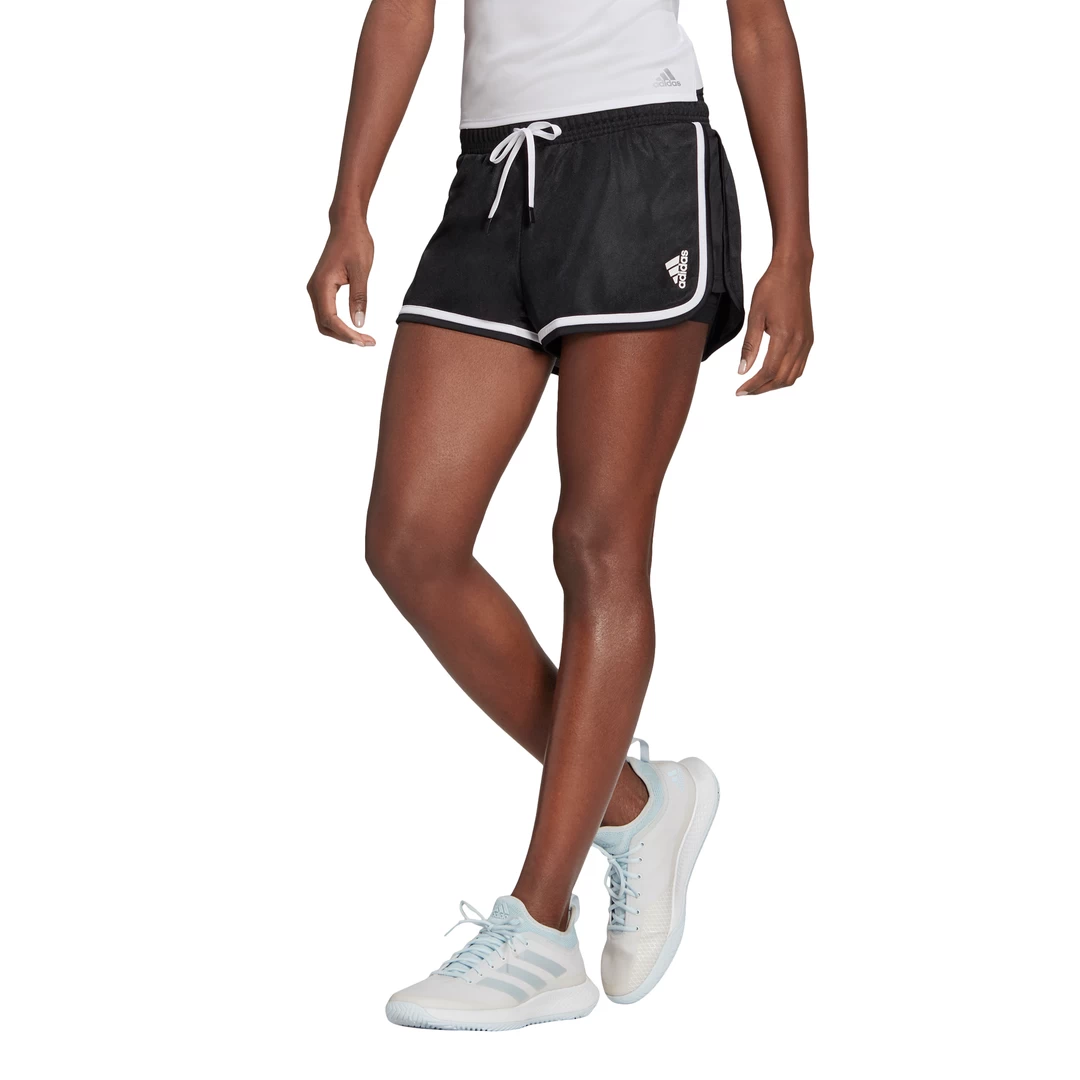 Adidas Women's Club Shorts (Black/White)