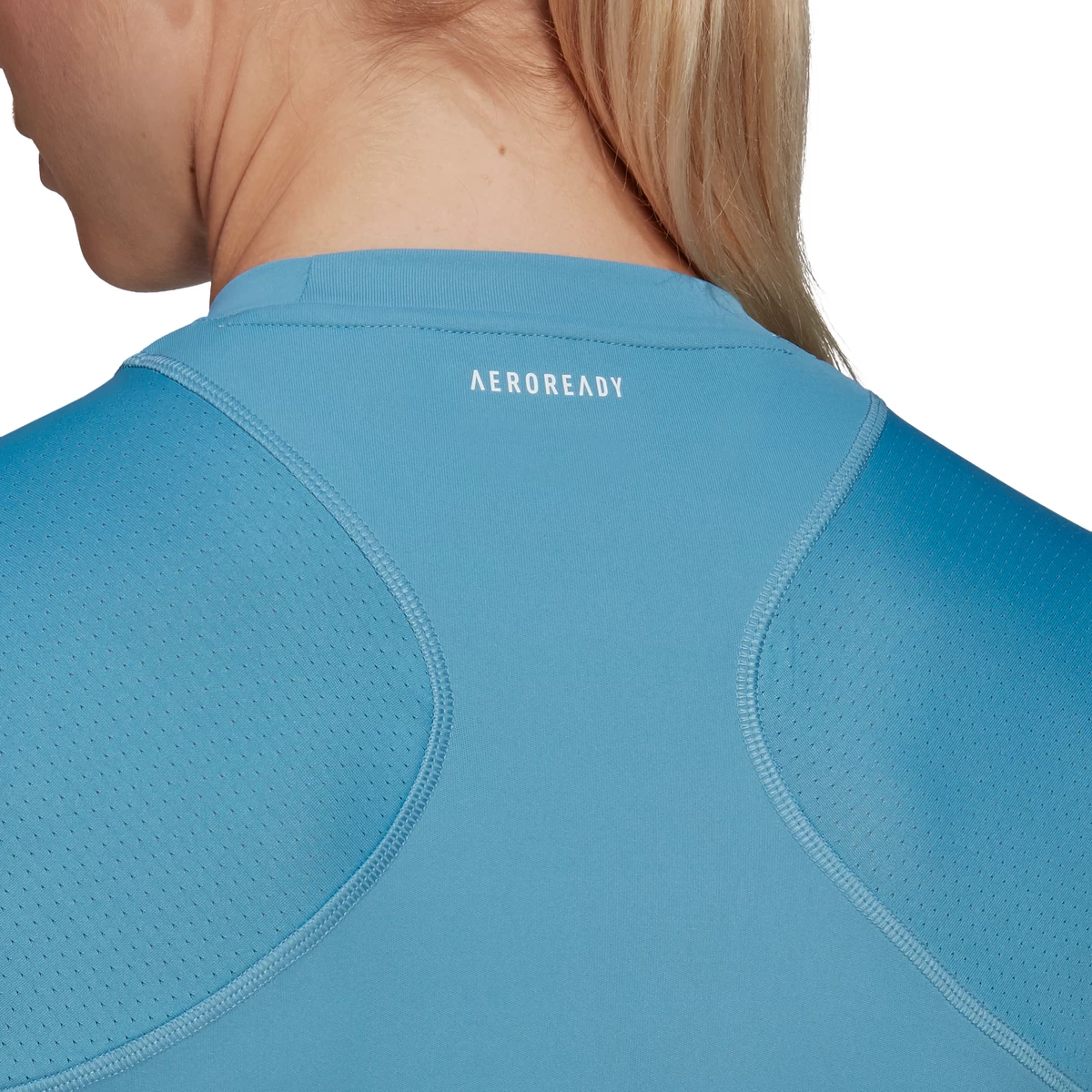 Adidas Women's Club Top (Hazy Blue/White) - Image 6