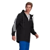 Adidas Men's 3 Stripes Tape Jacket (Black/White)