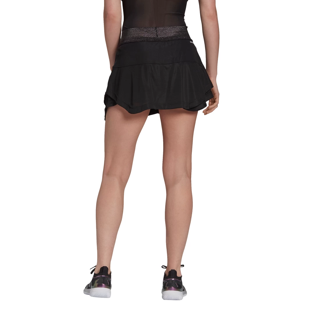 Adidas Women's AeroReady Primeblue Match Skirt (Black) - Image 3