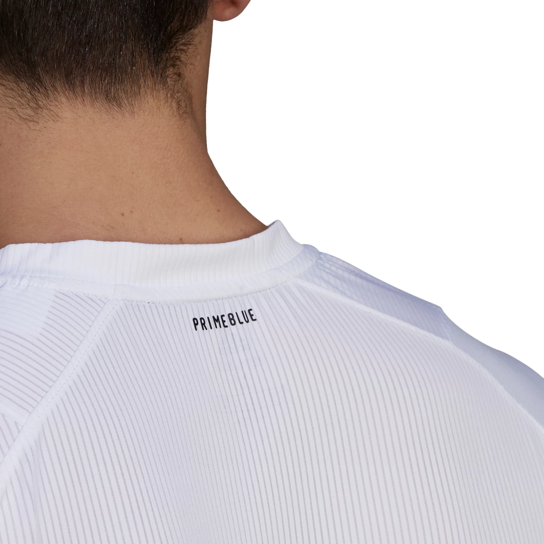 Adidas Men's FreeLift Primeblue Top (White) - Image 7