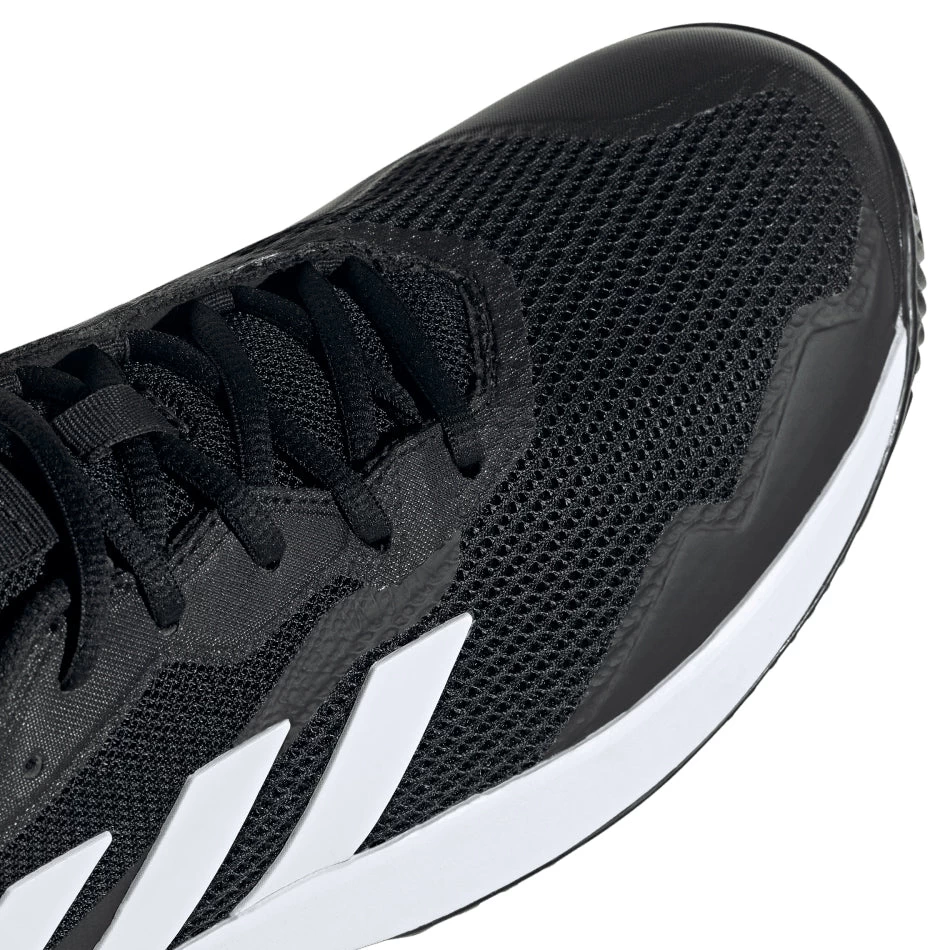Adidas CourtJam Control Men's Tennis Shoe (Core Black/Cloud White) - Image 3