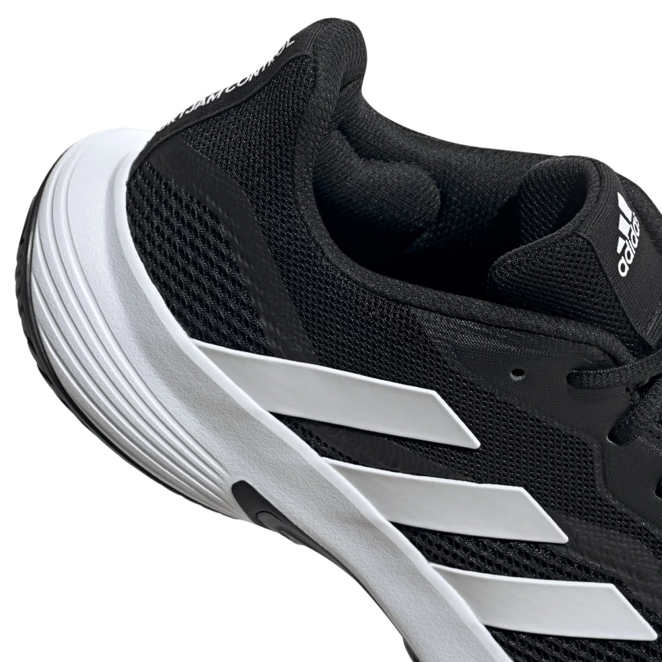 Adidas CourtJam Control Men's Tennis Shoe (Core Black/Cloud White) - Image 4
