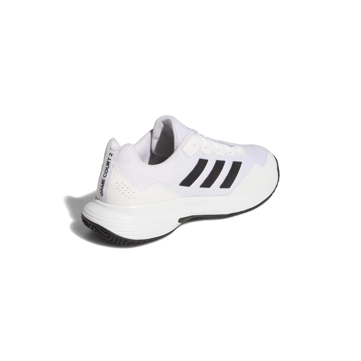 Adidas GameCourt 2 Men's Tennis Shoe (White/Black) - Image 6
