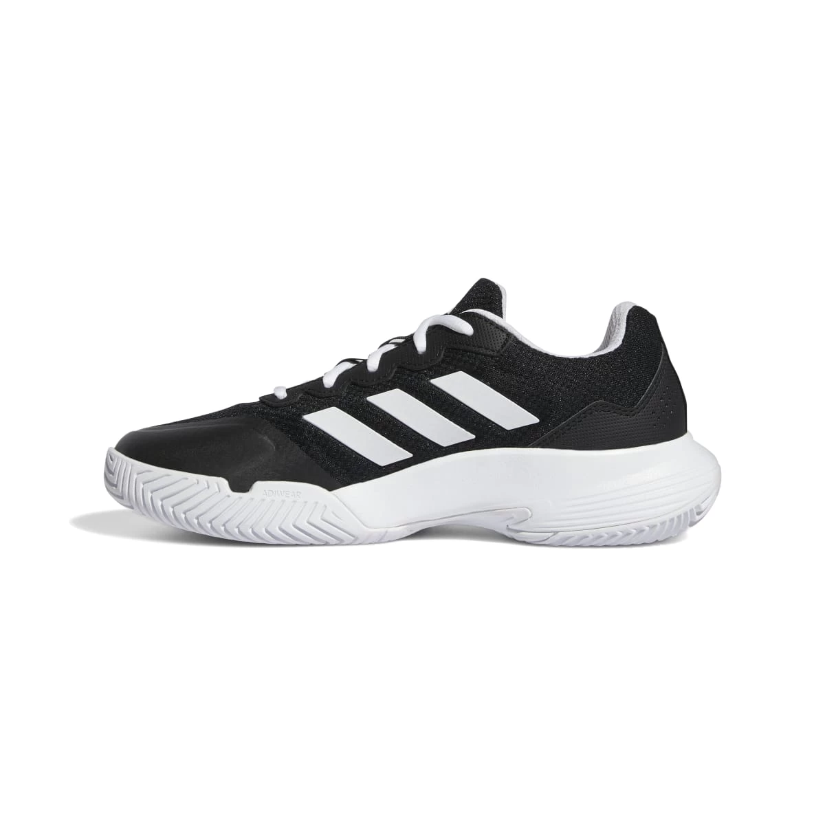 Adidas GameCourt 2 Women's Tennis Shoe (Black/White) - Image 2