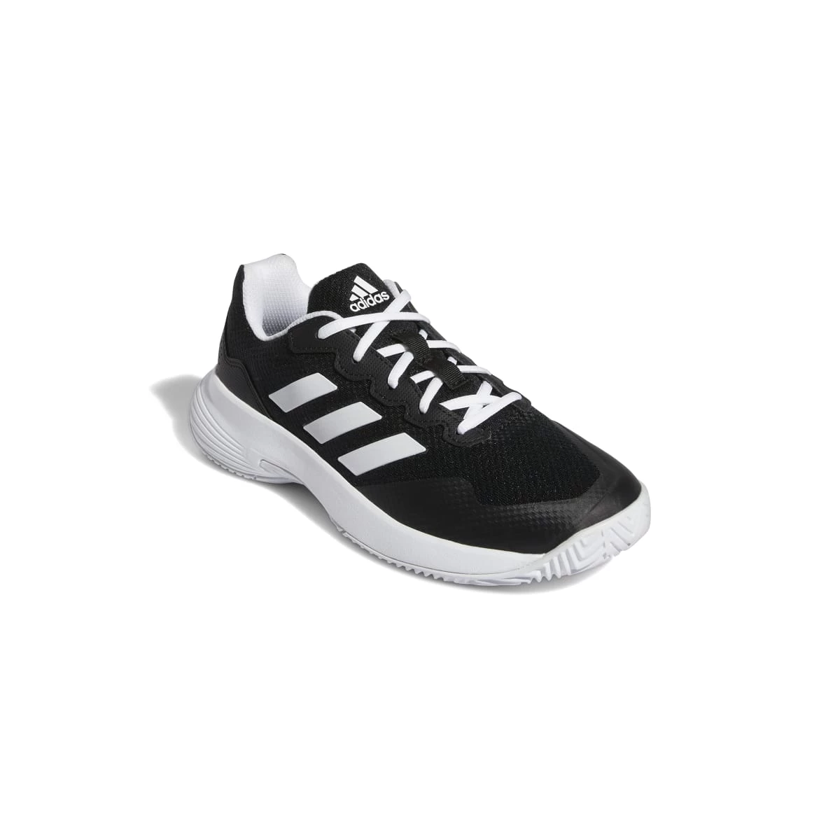 Adidas GameCourt 2 Women's Tennis Shoe (Black/White) - Image 5