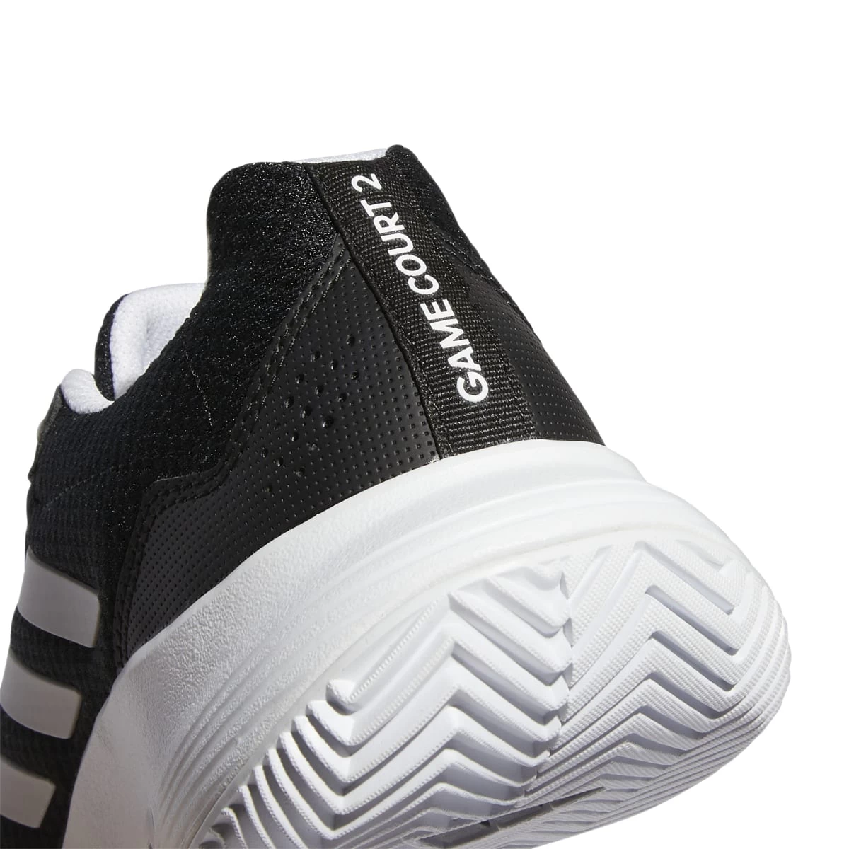 Adidas GameCourt 2 Women's Tennis Shoe (Black/White) - Image 8