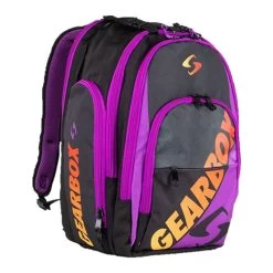 Gearbox Backpack - Court (Purple Accent With Red/Yellow Gradient)