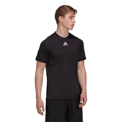 Adidas Men's Tennis Primeblue Freelift Top (Black/White)