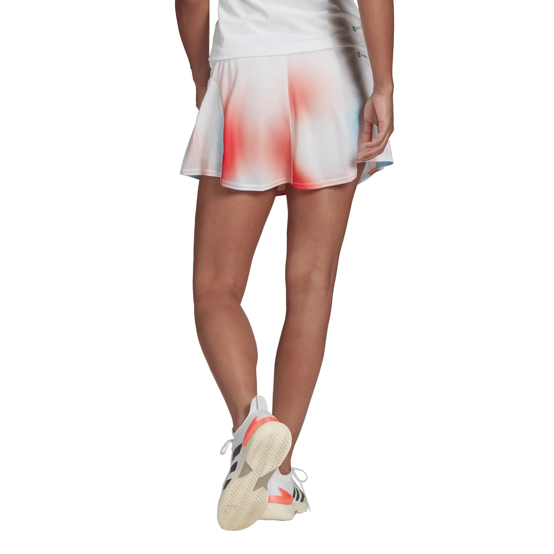 Adidas Women's Mel Match Skirt (White/Black/Red) - Image 2