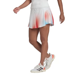 Adidas Women's Mel Match Skirt (White/Black/Red)
